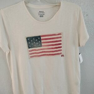 Ralph Lauren flag tshirt